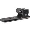 ljhnba Lente Collare Piede Treppiede Monte Metallo Piastra a Sgancio Rapido per FE 200 600mm Treppiede Mount Anti Slip Design Alluminio Piede Hoop
