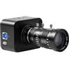 MOKOSE Telecamera per streaming 4K, webcam USB 3.0 con messa a fuoco manuale con obiettivo zoom teleobiettivo da 10-55 mm, sensore IMX678 da 1/1,8 8 MP, supporto YUY2, webcam per computer desktop e