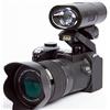 DMETE Zoom ottico 24X Teleobiettivo grandangolare Fotocamera digitale professionale SLR Torcia 33MP Registratore 1080P 3quot;Schermo Regalo per principianti(32G SD Card,With Flashlight)