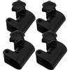IWOWHERO 4 Pezzi Adattatore Staffa Lampada con Vite e Maniglia Clamp Regolabile per Supporti Luce Monitor e Riflettori in Sessioni Fotografiche Portatile e Multifunzionale