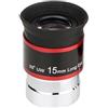 Generico Telescope Eyepiece, Ultra grandangolare 6mm/9mm/15m/20mm 68° da 1,25 for telescopio astronomico(15mm)
