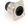 SZRMCC Connettore RJ45 per montaggio a pannello RJ45 CAT6/CAT5E/CAT5 femmina a femmina, accoppiatore impermeabile, adattatore di estensione di rete LAN Ethernet (2 pezzi)
