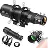 Astromania 50 mm Compact Deluxe Finder & Guidescope kit con 3,2 cm double focheggiatore elicoidale