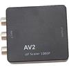 Topiky Adattatore da AV a HDMI, Adattatore Video Convertitore AV da RCA a Convertitore HDMI 1080P per Monitor TV Plug and Play