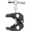 Generico Morsetto multifunzionale Super Crabbing da 1/4 pollici 3/8 pollici adattatore filettato per fotocamera braccio della fotocamera regolabile con luce per fotografia