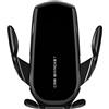 ohfruit Supporto per telefono per auto, supporto universale a induzione a gravità, supporto universale, supporto regolabile per presa d'aria per auto, nero