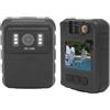 Jectse Action Camera 2K, Fotocamera Subacquea Ultra HD Grandangolare e Impermeabile, Videocamera Tascabile con Clip Posteriore Antishock, Mini Fotocamera con Design a Clip per la Guida