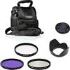 Generic Set di accessori per fotocamere Canon EOS 850D,Rebel T8i con obiettivo Canon EF-S da 18 a 55 mm inclusa borsa a tracolla, set di filtri FLD CPL UV, paraluce obiettivo, copriobiettivo, penna di pulizia