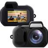 Fabater Action Camera, Fotocamere Sportive 1080P FHD 30FPS con Schermo LCD da 0,96, Videocamera Corpo Portatile e Compatta, Registrazione Fino a 100 Minuti per Sport All'Aria Aperta