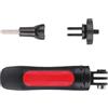 TQUXNGA Piccolo treppiede regolabile per fotocamere digitali Telaio in lega di alluminio ad alta resistenza Smooth Panning Control Hand Grip Treppiede Per Action Camera