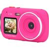 Yunseity Fotocamera Digitale, Fotocamera Digitale a Doppio Schermo, Anti-vibrazione Automatica Sensibile Alla Luce per i Viaggi (rosa)