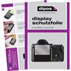 dipos 2x Pellicola Protettiva trasparente per Fujifilm GFX 50S II