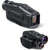 NGBFF Visore Notturno, Dispositivo di visione notturna monoculare HD 1080P Ricaricabile a infrarossi 5x Zoom digitale Occhiali da caccia Telescopio da campeggio Registrazione esterna,per birdwatching, spor