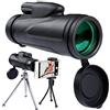 Telescope Telescopi Monoculari - Zoom 12X50 HD Zoom Telescopio Night Vision A Basso Livello Di Luce Cannocchiali Impermeabili Antiurto Con Treppiede Per Il Birdwatching Escursionismo Caccia Concerti