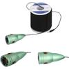BJdfgE Telecamera subacquea for la pesca con fishfinder da 15M/30M 1000TVL 6 pezzi for visione notturna a LED bianchi 1W for(08G W 30M Cam)