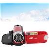 Jectse Registratore per Fotocamera Digitale, Videocamera 1080P Full HD da 16 MP con Schermo da 2,4 Pollici, Fotocamera per 16X Anti-vibrazione per Viaggi, Bambini, Adolescenti,