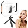 Genérico Luce per selfie - Luce per selfie ABS e 22 cm | Supporto per treppiedi | Anelli Đe LED portatili regolabili per telefoni intelligenti | P÷ara Registra Streaming Immersioni Soc