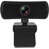 mingzhe 1440p HD WebCam Calimicatore USB Camera Integrata in Microfono Flessibile Rotable per la Videoconferenza Online Desktop Online