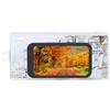 Annadue Videocamera Portatile 2K 1440P, Mini Videocamera Portachiavi, Flash Integrato, Schermo da 1,47 Pollici, Include Flash, CCD Retro Campus (Trasparente)