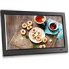DSeenLeap Cornice Digitale Multi-Formato di Grandi Dimensioni da 22/24/27/32, Supporta Video e Musica, la Presentazione può Essere montata a Parete, Facile da Usare per Gli Anziani (Nero 24 Pollici)