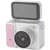 Annadue Mini Fotocamera Portachiavi, Schermo Ribaltabile da 1,47 Pollici a 180° Registrazione Video 1440P Fotocamera Compatta Portatile con Tracolla, Ricarica di Tipo C per la Fot (Rosata)