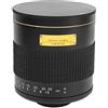 BROLEO Teleobiettivo a specchio, grande apertura fotocamera Prime Lens per EF Mount (nero)