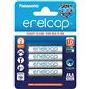Eneloop BK-4MCCE/4BE-Pila ricaricabile, AAA, 750 mAh, confezione da 4