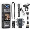 BOBLOV Mini fotocamera con video: action cam da 128 G, piccole fotocamere per vlogging con 9 ore di durata della batteria, videocamera portatile tascabile con clip posteriore, facile da usare per