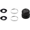 SPORTARC Set di 2 lenti in vetro ottico per Insta360 X5 con anelli in lega di alluminio per migliorare la nitidezza dell'immagine e (argento)