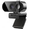 TIEOAXFT Webcam 4K USB Web Camera con microfono Autofocus 2K PC Computer Laptop Live Streaming 1080P for videochiamate(1080P)