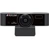 PERSONA Webcam 2K FHD 1080P, FOV ultra-wide 110°, USB 2.0, microfono e altoparlante integrati, nero