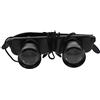 BESPORTBLE Binocolo Portatile Nero 3x Leggero in Abs Alta Definizione per Ciclismo e Bird Watching Design a Testa Indossabile