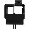 Generico Compatibile con GoPro Hero 5-7 Black - Gabbia for videocamera Vlog in plastica con attacco a slitta e alloggiamento protettivo
