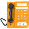 HuadZhylyx Modello di telefono retrò, simulazione di telefono d'epoca, telefono da scrivania decorativo in stile vintage con struttura in metallo, ideale per l'arredamento dell'ufficio (Gialla)