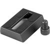 Generic Accessori per telescopi Con piastra Elease da 5,5 cm (NERO) Vite di collegamento M10 da 3/8'' S8250