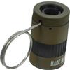EXAOMBLE Monoculare Tascabile in Miniatura 2,5x17,5 MM Rotella | Portatile, Anello per Dito Integrato, Visione a Lunga Distanza, Campeggio e Birdwatching, Kaki