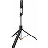 Erchineko Treppiede per Selfie Stick per Telefono Cellulare, Supporto per Treppiede per Telefono Portatile Allungabile da 170 Cm in Metallo ABS con Telecomando Wireless Rimovibile per