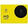 YFDGD Mini Action Camera Display da 2 pollici Fotocamera subacquea impermeabile for registrazione video sportiva Cattura Facilmente Momenti Mozzafiato(Yellow)