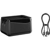 ZHCYAOZ Per la ricarica rapida dell'hub per batteria della fotocamera Insta360 X5, base del vano caricabatterie a 3 vie per Insta 360 x5 Box