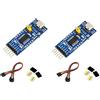 IBest 2 pezzi FT232 Adattatore convertitore seriale da USB a TTL FT232RL Scheda USB UART (tipo C) Adattatore da 3,3 V 5 V da USB a TTL compatibile con Mac OS, Linux, Android,Windows 7/8/8.1/10/11