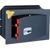Technomax, Cassaforte a muro, Serie Gold Key modello GK/4, apertura con chiave a doppia mappa, Dimensioni mm. 270 (H) x 390 (L) x 200 (P)
