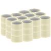 AUTDER Kit 36x Nastro Adesivo Imballaggio 48x66 Trasparente Svolgimento Silenzioso da Imballo Alta Qualità Basso Rumore 66m-48mm