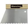 Blanchon TKB B11 - Spatola bianca in plastica, coltello per mastice per colla parquet, dentatura n. 5, 7,90 x 6,10 x 5,00 mm