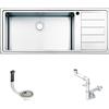 Apell Lavello Apell 1 Vasca + Gocciolatoio Acciaio Inox