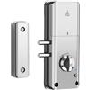 Yhenlovtt Serratura invisibile con telecomando per app TTlock con funzioni anti leva per una maggiore sicurezza domestica (argento)