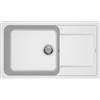 Generico Elleci Lavello Incasso Life 410 1 Vasca con gocciolatoio 86×50 Bianco Granitek LG241068