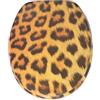 Sanilo Sedile WC, montaggio facile, copriwater con cerniere robuste Leopardo