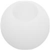 PENIKOKO Paralume in Vetro Rotondo Bianco per Lampade Effetto Luce Diffuso e Trasmissione Eccellente, Copertura Elegante Sferica per Chandelier e Lampade
