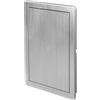 AWENTA Sportello di ispezione ABS 200 x 300 mm per sistemi di ventilazione, tubi di fumo, contatore dell'acqua, porta di ispezione in plastica, porta d'ispezione argentata