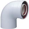 Baxi CURVA COASSIALE A 90° PARTENZA CALDAIA Diam 60/100 Caldaie Gas